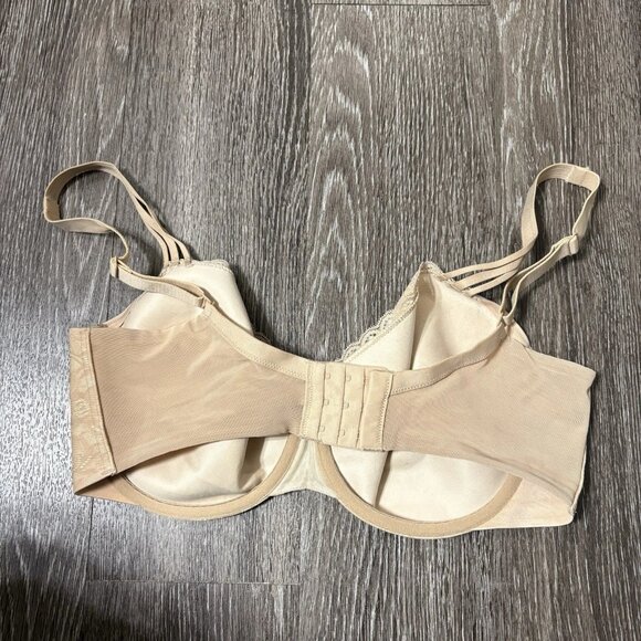 Soma Enticing Lift Unlined Balconette Bra 36G Underwire Full Coverage Nude - Picture 3 of 4